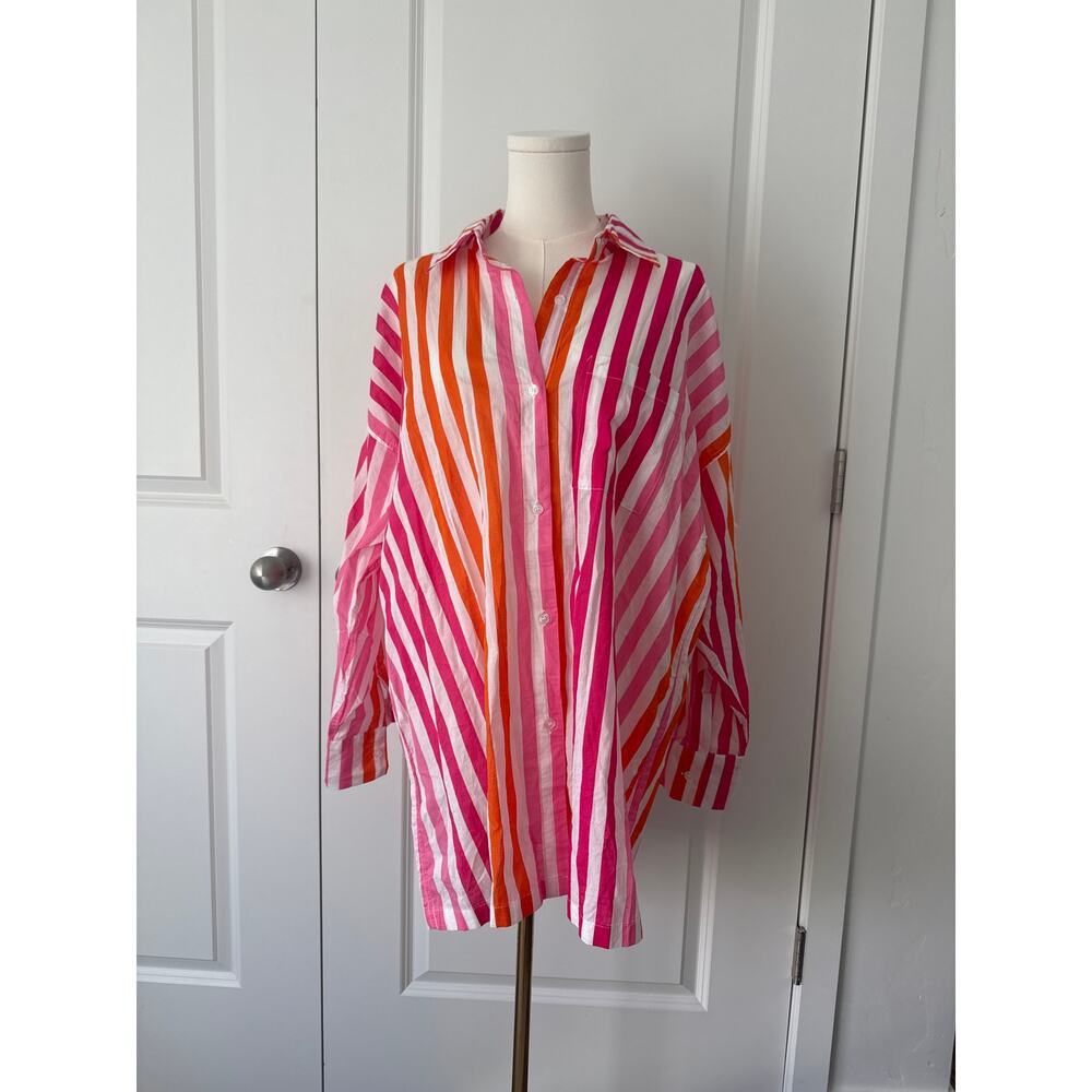 Beach Riot Alexa Top Sunset Stripes Beach Coverup Tropical Vacation Vibes